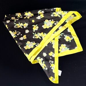 Larioseta Como Barbieri Italian Floral 100% Silk Scarf - Italy